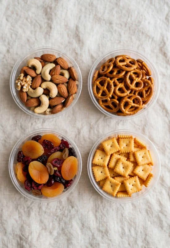 Organize Snacks Into Portions