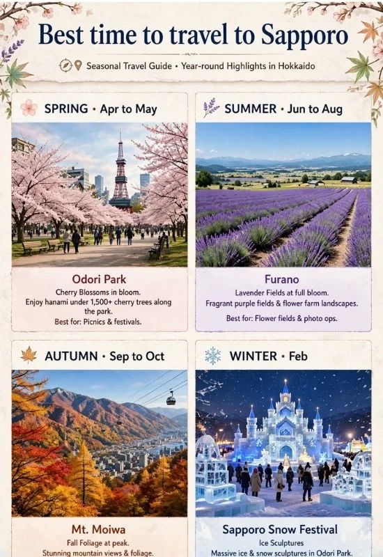 Best Time to Travel to Sapporo