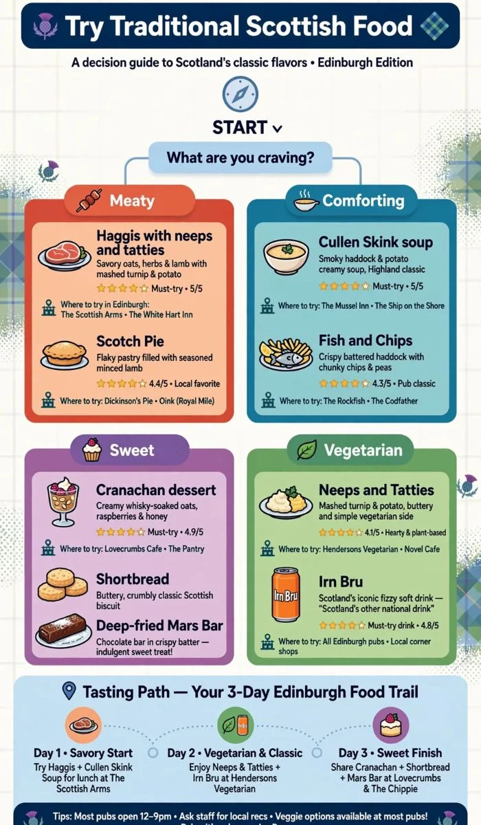 Try Traditional Scottish Food 
